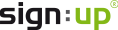 signup design logo
